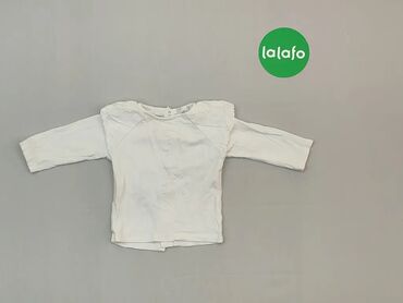 Bluzka, 1-3 m, wzrost - 60 cm., stan - Dobry, wzór - Jednolity kolor, kolor - Biały