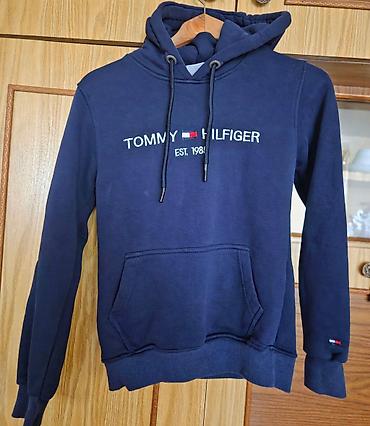 tktx original: Tommy Hilfiger dukserica s kapuljačom – tamnoplava - Model: hoodie sa — 1