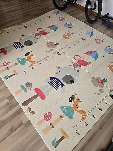длиная: Двусторонний детский игровой коврик-складной, производится Китай - — 1