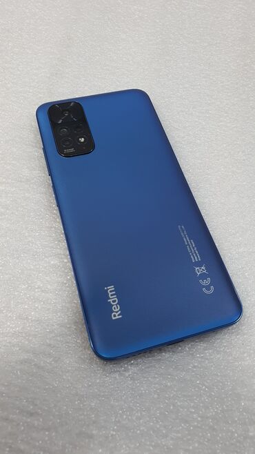 Redmi: Redmi, Redmi Note 11, Б/у, 128 ГБ, цвет - Голубой, 2 SIM