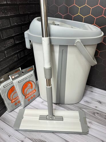 Уборочный инвентарь: Швабры для дома С отдимом С ведром Универсальные Отличного качество — 13