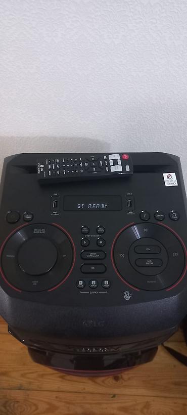 mp3 fm modulator: LG XBOOM partı kolon sistemi - Model: LG XBOOM (üst paneldə “LG Home — 2