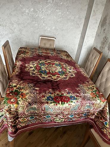 mexmer: Masa örtüyü – klassik naxışlı, məxməri fakturalı - Forma və ölçü — 3