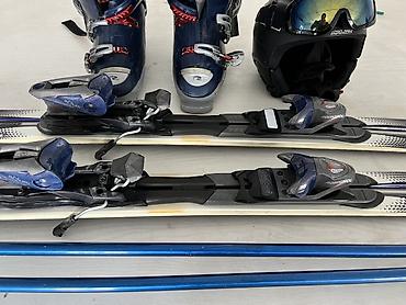 кышкы: Горнолыжный комплект Rossignol + защита Состав: - Лыжи Rossignol — 2