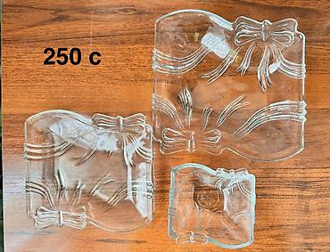 Наборы посуды: Продаю: 1.Салфетница( состояние новой) 2.Пепельница -150 с — 18