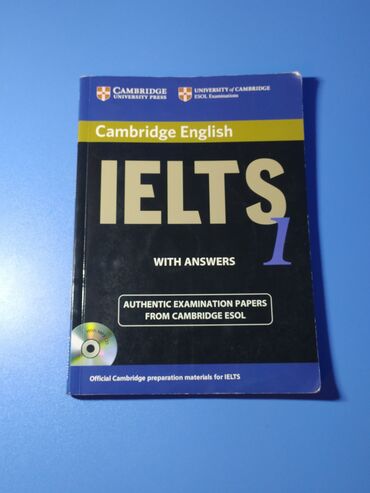 Digər kitablar və jurnallar: Kitab Cambridge English IELTS 1 Diskidə üzərindədir. 2-ci əl Əlaqə lalafo.az -da Digər kitablar və jurnallar: Kitab Cambridge English IELTS 1 Diskidə üzərindədir. 2-ci əl Əlaqə