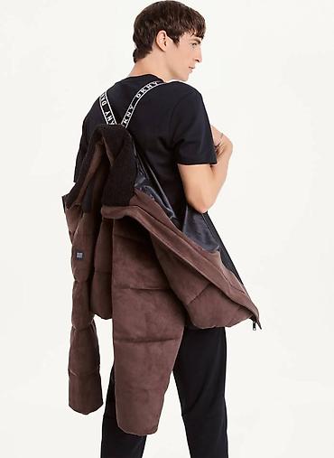Жеке буюмдар: Эркектердин курткасы, S, DKNY, Жаңы, түсү - Күрөң, Акысыз жеткирүү — 5