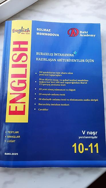 Тесты: Dahi akademinin kitabı.10 gündü almışıq.Uşağın vaxtə bura ilə uyğun — 1
