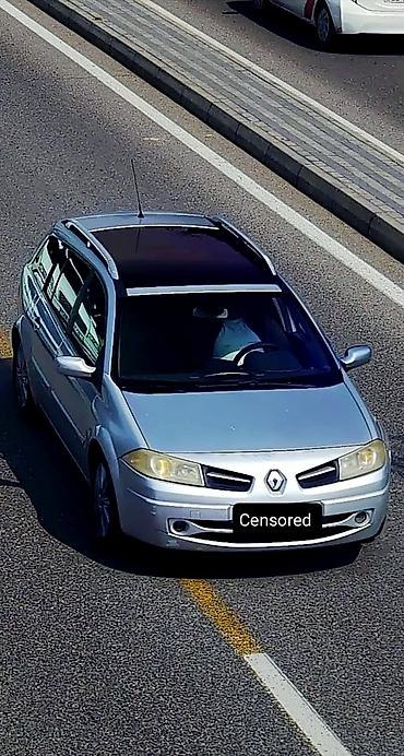 mini cooper 2009: Renault Mégane II Grandtour (universal), gümüşü rəng. - Kuzov: 5 — 1