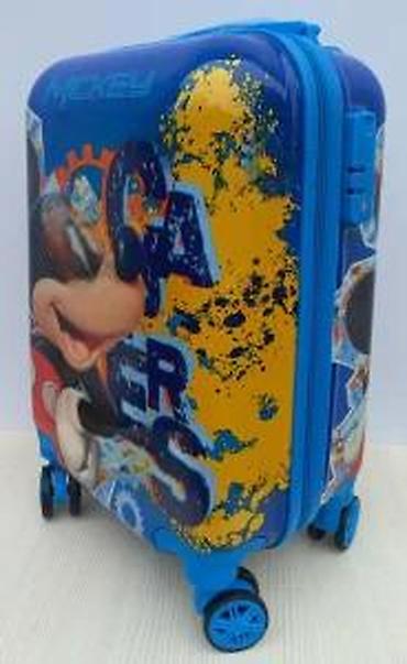 Rančevi, torbe i koferi: Dečiji kofer na točkiće – motiv Mickey Mouse - Tvrda školjka sa — 22