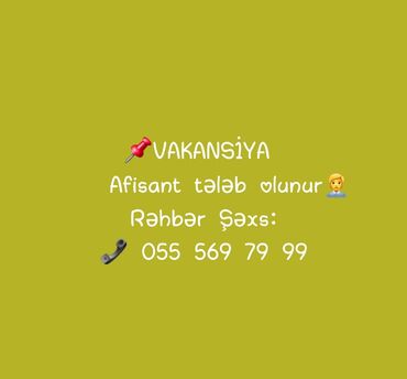 Bıçaqlar: Ofisiant tələb olunur, Kafe