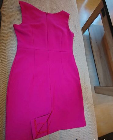 haljina napred kratka pozadi duga: S (EU 36), bоја - Roze, Drugi stil, Na bretele
