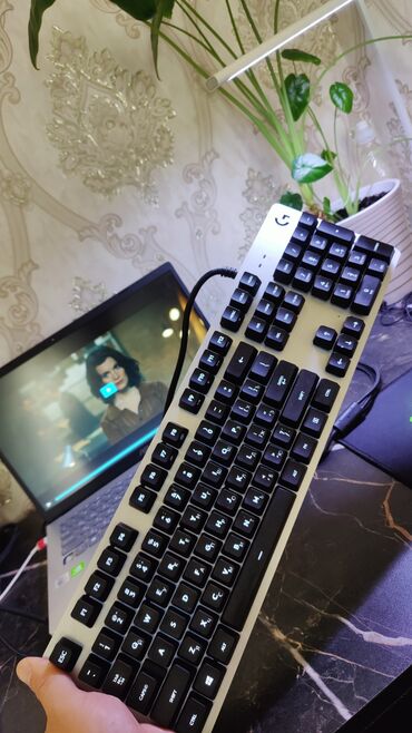 Клавиатуралар: Клавиатура, Logitech, Механикалык, Зымдуу туташтыруу, Өлчөмү: 100%