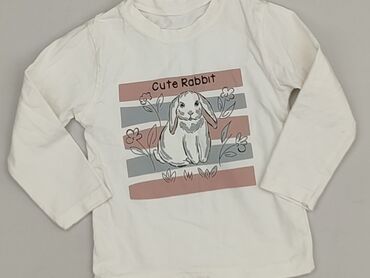biała bluzka allegro: Sweatshirt, 2-3 years, 92-98 cm, condition - Perfect