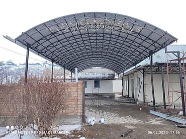 Навесы: Навес, Арочный, Металл, Поликарбонат — 3