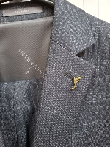 Костюмы: Мужской костюм-тройка Salvarini - Комплектация: пиджак, жилет, брюки — 7