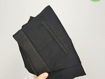 czarne cargo pull and bear: H&M, Spodnie materiałowe damskie, rozmiar M — 7