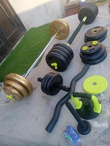 Ştanqlar və ştanq diskləri: Ştanq, Çəki: 65 kq, Yeni — 13