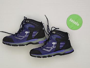 trekingowe: Damskie buty trekkingowe/mid hiking – kolor fioletowo‑czarny z szarymi — 3