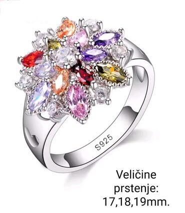 Prstenje: Ženski prsten, Materijal: Cirkon — 2