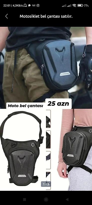 full bike: Motosiklet bel çantaları satılır, təzədir, çatdırılma mümkündür vatsap — 3