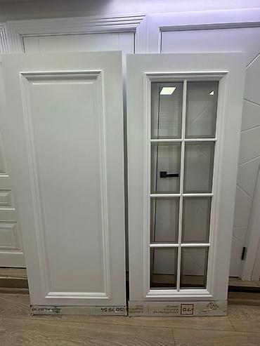 silver kitchen: Белые межкомнатные полотна классического стиля. - Комплект из двух — 1