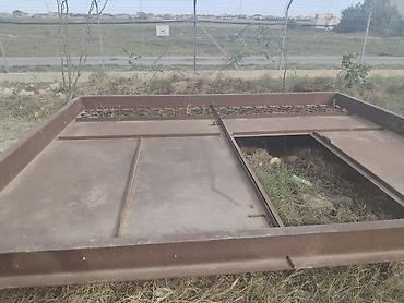 Həyət darvazaları: Məhsul: Ağırmetallı darvaza (sürgülü/ikiləyən konstruksiya üçün qapı — 4