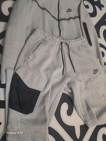 nike tech flece: Мужской спортивный костюм, S, Nike, Б/у, цвет - Серый — 4
