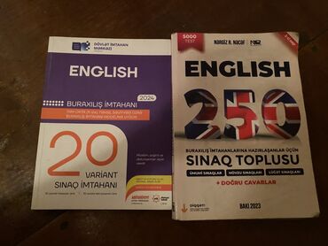 Bu dəstdə ingilis dili üzrə imtahanlara hazırlaşmaq üçün iki sınaq