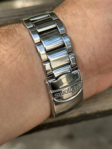 авиационные: Классические часы часы, Swatch, Швейцария, Оригинал, Мужские, Б/у — 6
