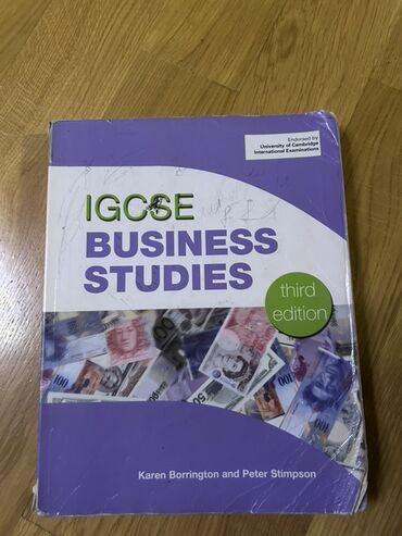 Bu dərslik "IGCSE Business Studies" fənni üzrə hazırlanmışdır. Kitabda