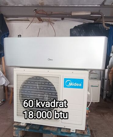 kondisioner 60 kv qiymeti: Kondisioner Midea, İşlənmiş, 50-60 kv. m, Split sistem, Kredit yoxdur, Ödənişli quraşdırma