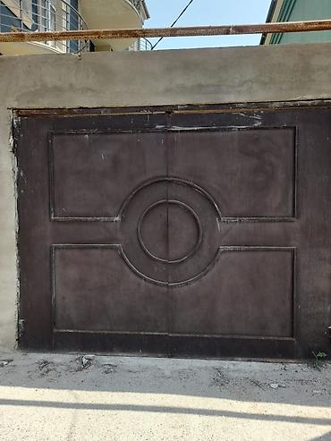 Həyət darvazaları: Dəmirdən darvaza - Material: qalın metal/dəmir lövhə - İki qanadlı — 1