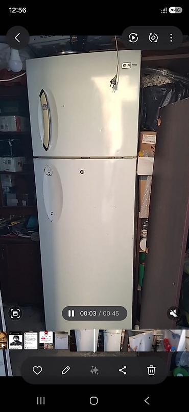 LG iki qapılı soyuducu - Marka/model: LG (üst kamera – dondurucu, alt