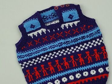 sweterek z kokardą: Sweter, 6-9 m, stan - Bardzo dobry
