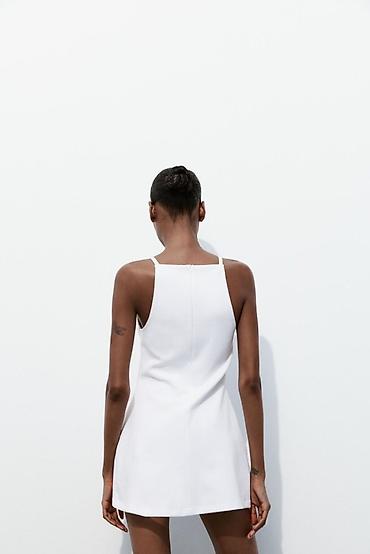 Ağ rəngli mini don - Kəskin minimal dizayn, zərif siluet - Yuxarı lalafo.az -da Ağ rəngli mini don - Kəskin minimal dizayn, zərif siluet - Yuxarı