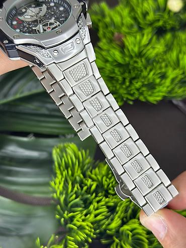 Aksesuarlar: Yeni, Qol saatı, Hublot, rəng - Gümüşü — 5