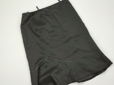 spódnice czarne ze skóry: Skirt, XL (EU 42), condition - Good