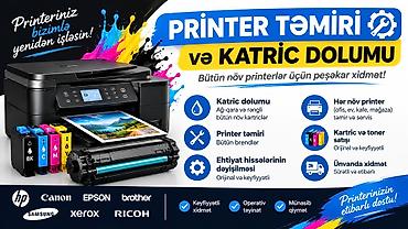 canon 3010 printer: Katric dolumu və printer təmiri Bütün növ printerlərin katric dolumu — 1