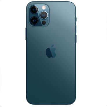 Apple iPhone: IPhone 12 Pro, Б/у, 128 ГБ, Pacific Blue, Чехол, Защитное стекло, Кабель, 80 %