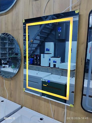 Зеркала: Зеркало с LED‑подсветкой, сенсорным управлением и дисплеем - — 2