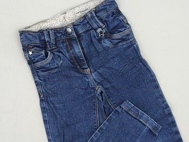 hm sukienka z falbanami: Spodnie jeansowe, Vertbaudet, 3-4 lat, 104, stan - Idealny