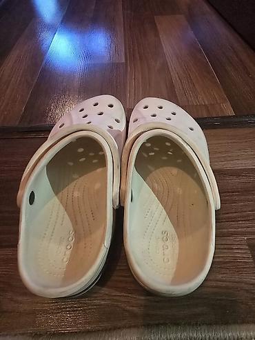 crocs 36: Мужские кроссовки, 40.5, Crocs, Б/у, цвет - Белый, Самовывоз — 3