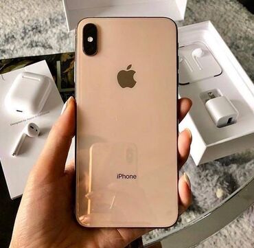 iphone xs бу цена: IPhone Xs Max, Б/у, 256 ГБ, Золотой, Защитное стекло, 93 %