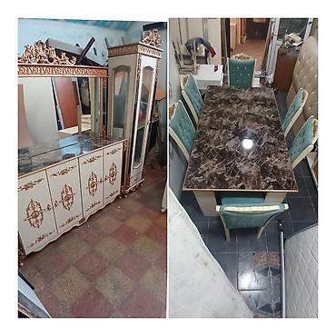 bar stolu: İşlənmiş, Komod, Masa və oturacaqlar, Servant, Kredit yoxdur — 1