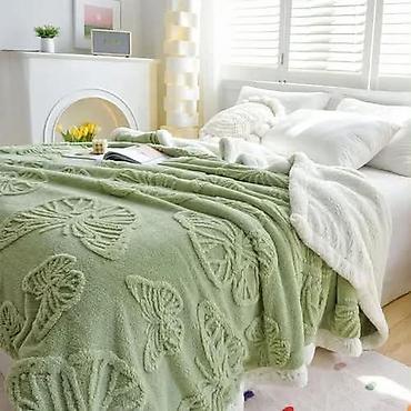 blankets: Mekana dekorativna ćebad/prekirvač za krevet sa reljefnim motivom — 3
