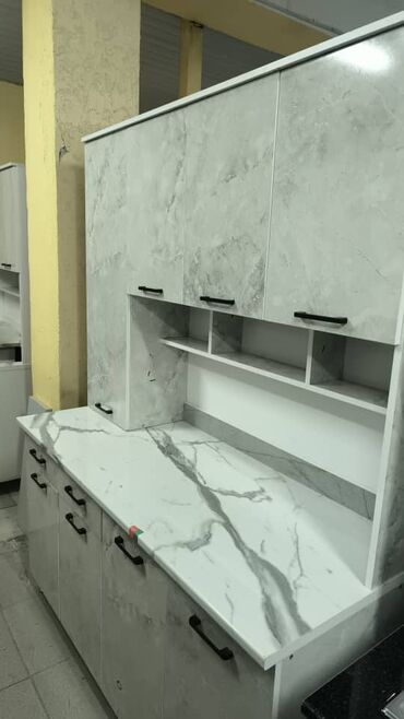 Кухонные гарнитуры: Кухонный гарнитур, Новый, цвет - Белый, ДСП, Платная доставка — 18