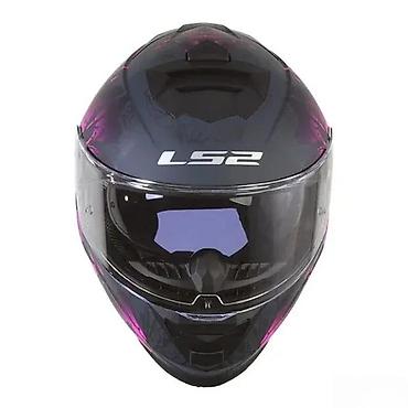 cube acid 75: LS2 Storm II integralna moto kaciga – crno/siva sa ljubičastim — 5