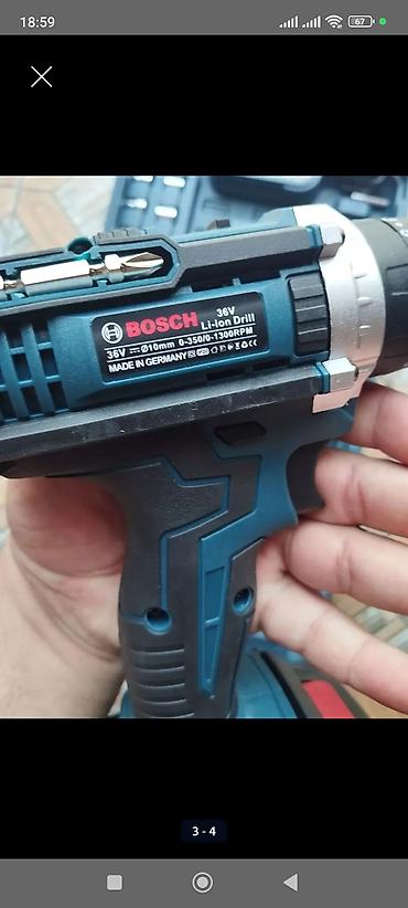 nabor desti: Bosch 36V Li-ion akkumulyatorlu dəst: zərbəli və burğu funksiyalı — 3