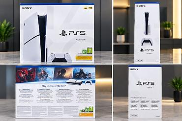 islenmis tvler: Sony PlayStation 5 (PS5) – Diskli versiya, 1TB (çox az işlənib,yenidən — 1